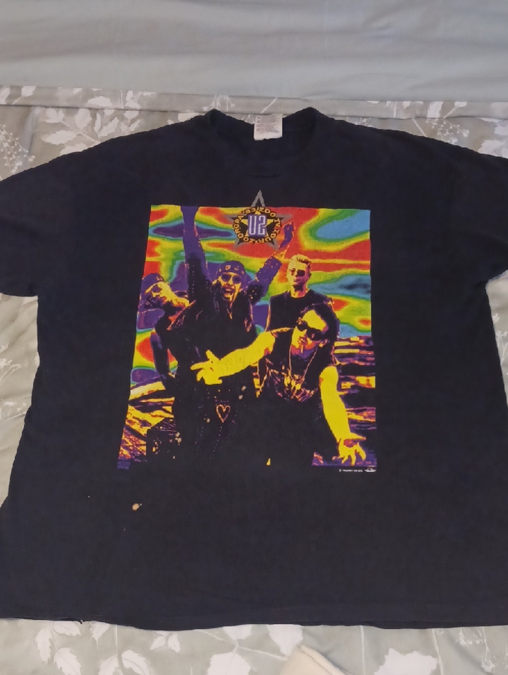 Vintage U2 '93 Zooropa Tour Concert Shirt